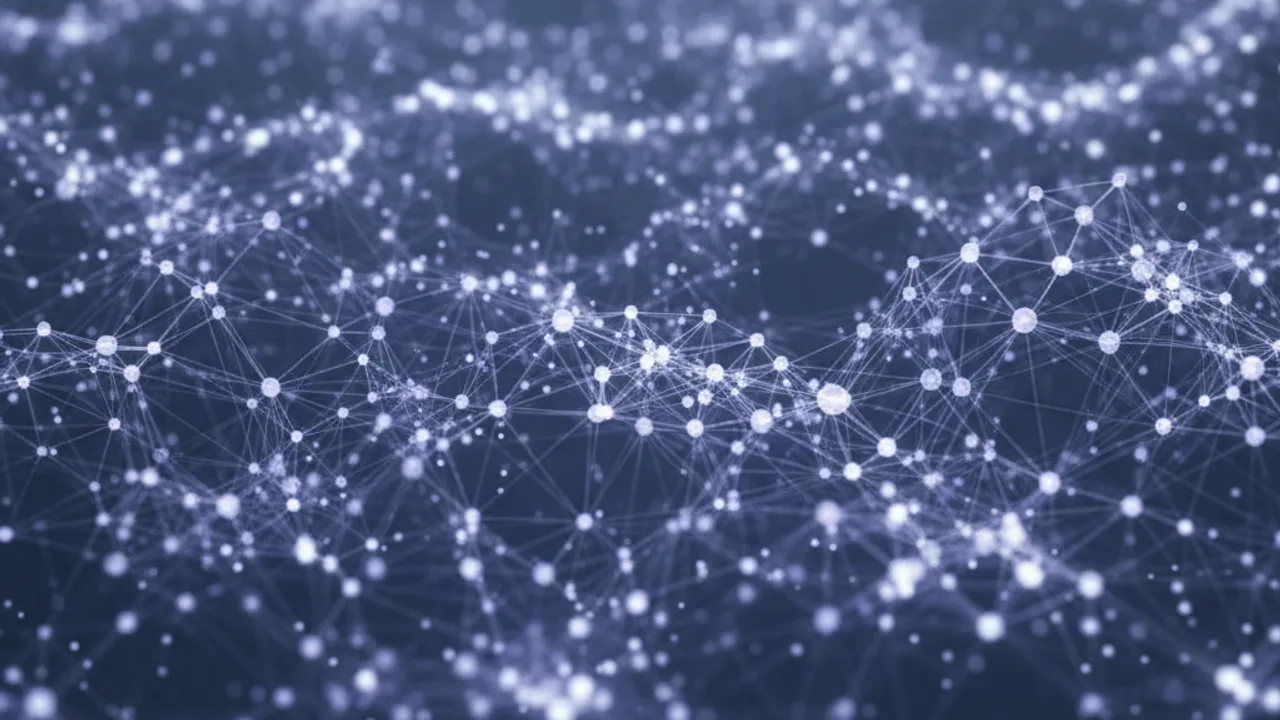 Abstract neural network representing a language model